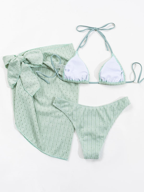 Levoire | Maillot de bain triangulaire à nouer en trois parties
