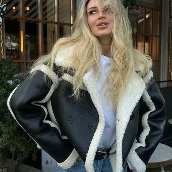 Levoire | Veste En Polaire À Manches Longues Avec Boutons Noir