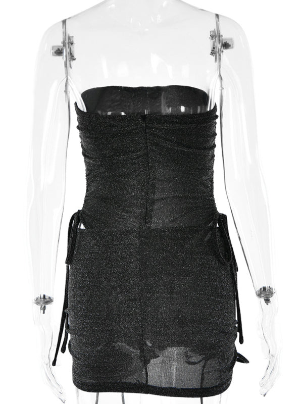 Levoire | Jupe sexy mettant en valeur les hanches avec lien, à enfiler, jupe étroite, Ensemble deux pièces