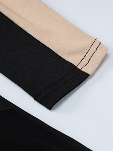 Levoire | Robe slim à col rond à manches longues légère