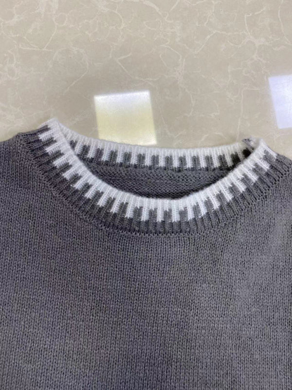 Levoire | Pour femmes loose décontracté col rond tricot suspendu combinaison
