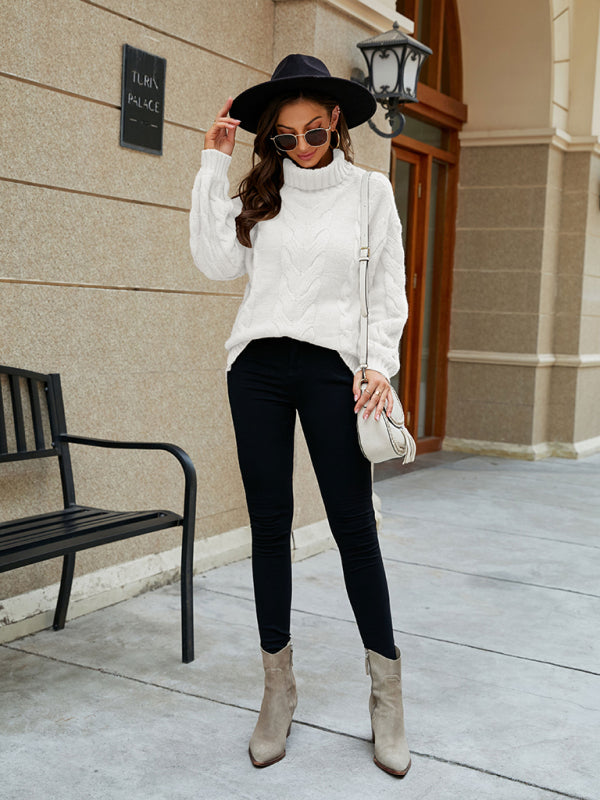 Levoire | Femme Col Roulé Twist T-shirt Mett