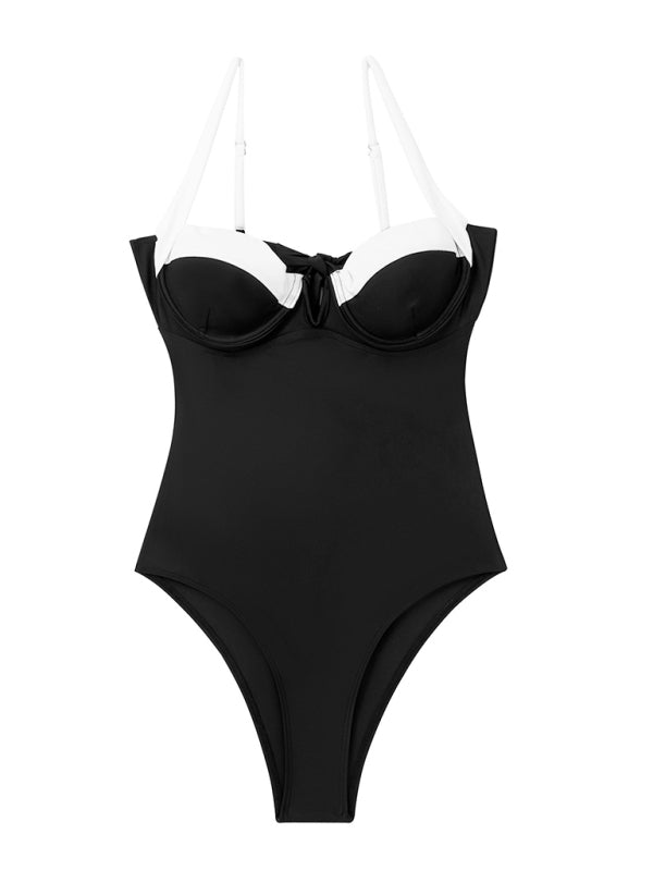 Levoire | Maillot de bain une pièce femme neuf Slim Haut Élastique Maillot de bain