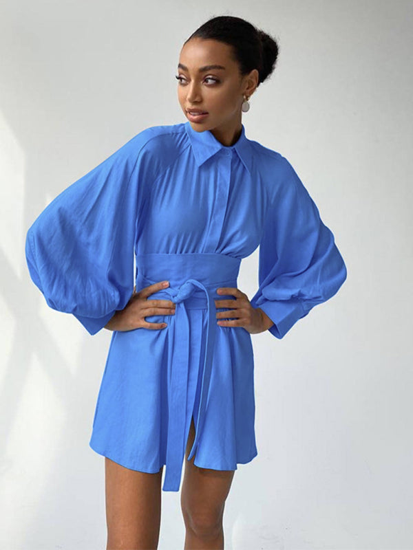 Levoire | Élégante robe souffle féminine avec ceinture