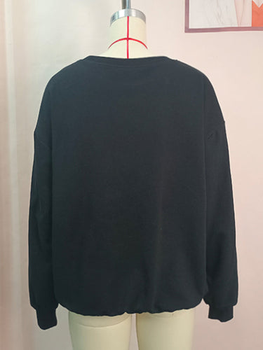 Levoire | Femme Rugby Quaster Paillettes Col Ronde Pull