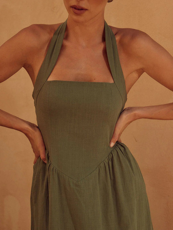 Levoire | Femme Modvidde Sans Manches Dos Ouvert Robe