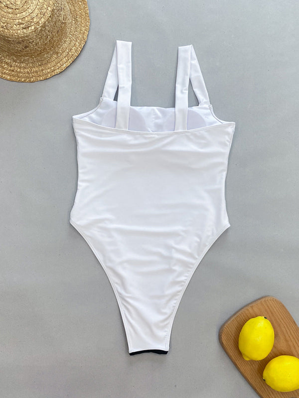 Levoire | Pour femmes Nouveau Élégant Maillot de bain à blocs de couleurs