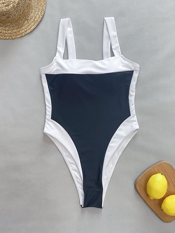Levoire | Pour femmes Nouveau Élégant Maillot de bain à blocs de couleurs
