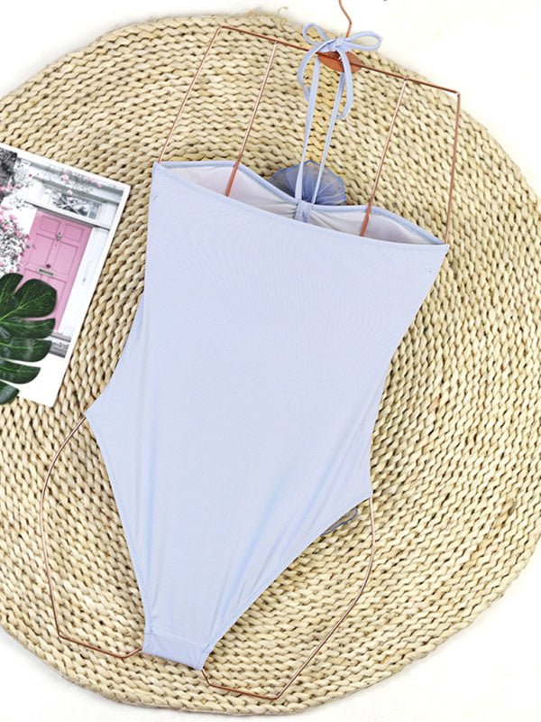 Levoire | Femmes Plage Triangle Fleur Soutien Sexy Taille Haute Bikinis