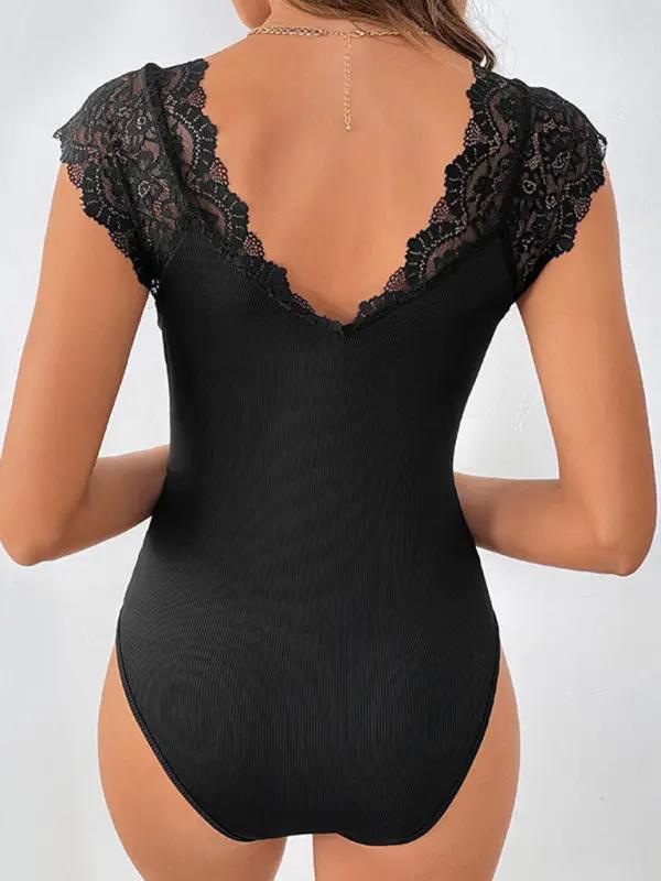 Levoire | Nouveau style sexy couture aigu grande combinaison V décolleté