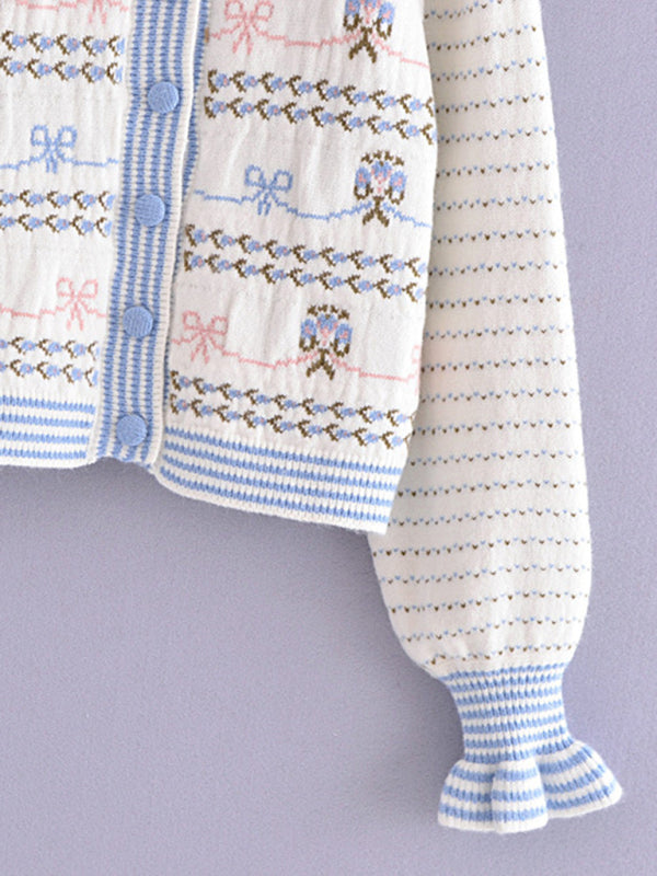Levoire | Femme Bue Col Rond Boutonné Pull