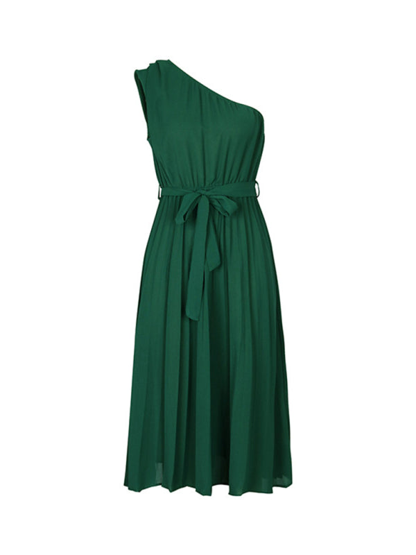 Levoire | Robe nouvelle femme unie à décolleté en V sans manches