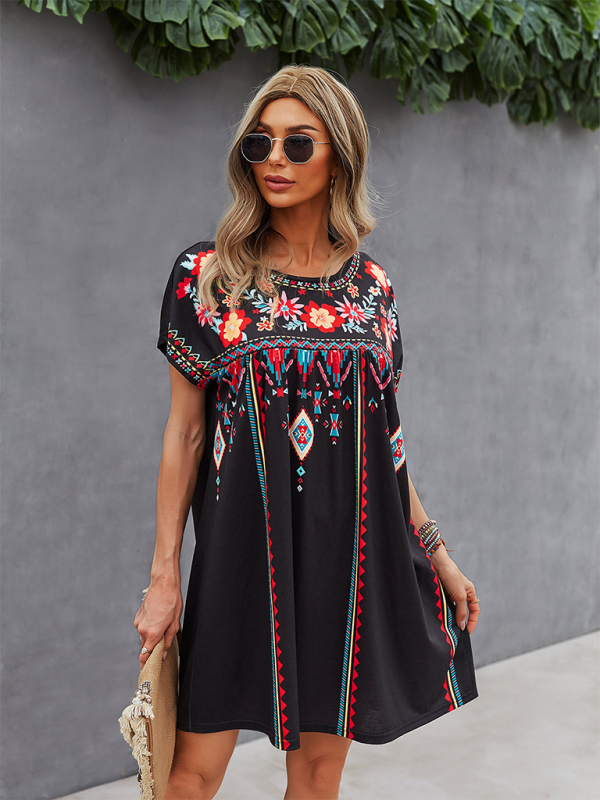Levoire | Nouveau style de vacances décontracté robe courte