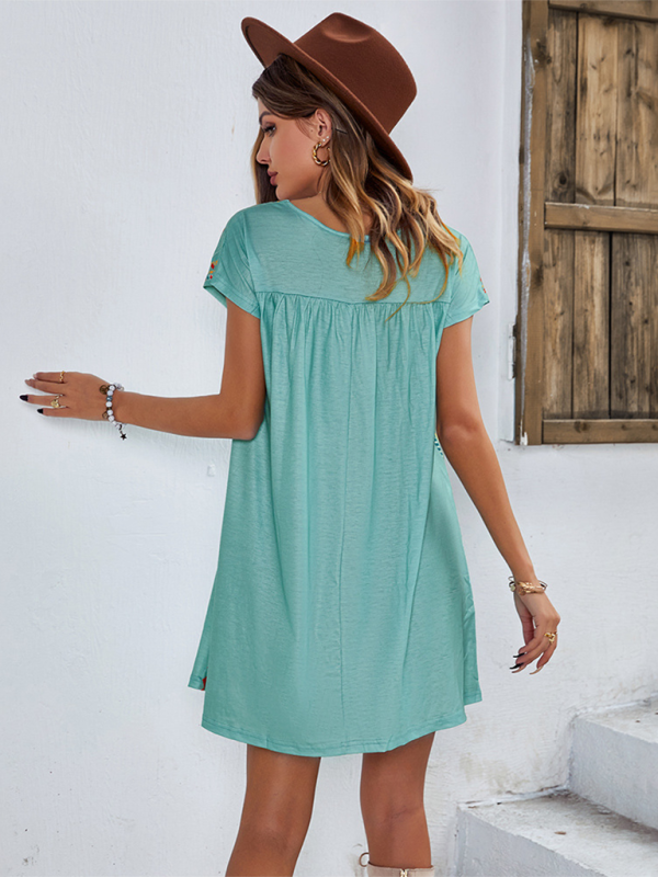 Levoire | Nouveau style de vacances décontracté robe courte