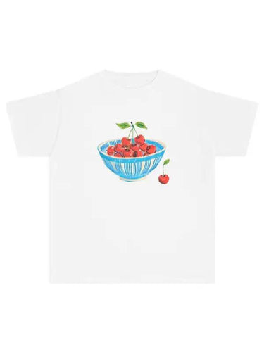 Levoire | T-shirt graphique imprimée ajustée pour dames à manches courtes