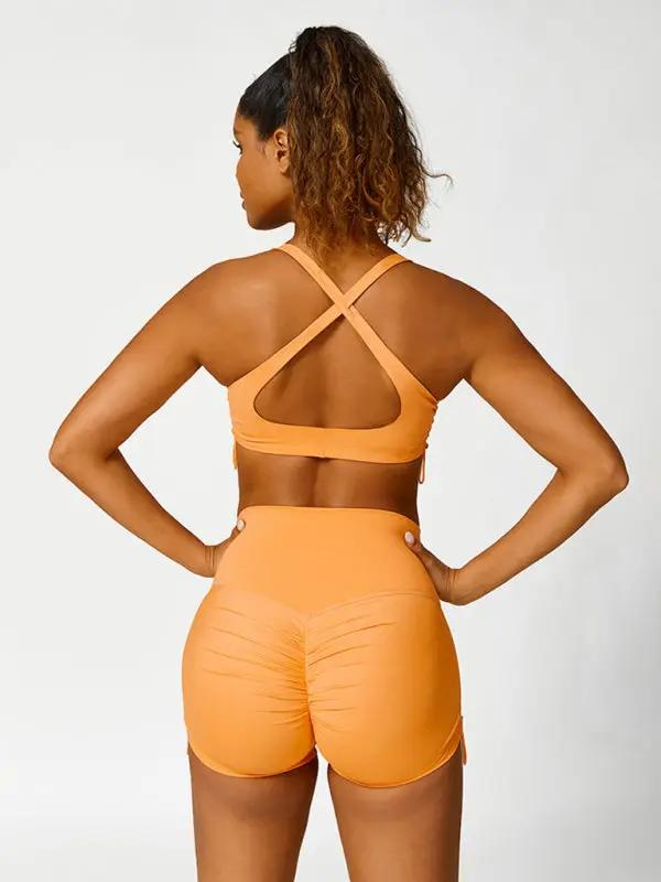 Levoire | Nouveau verrou de lacet vêtements de yoga respirants uni yoga-brassière