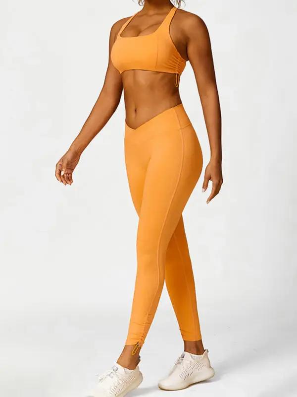 Levoire | Nouveau sweat à capuche pantalon de jogging vêtements de yoga respirant uni leggings de course