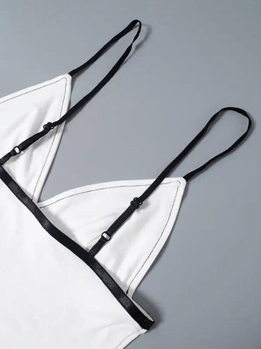 Levoire | Nouveau style pull V-neck triangle phase sexy hot fille top gilet