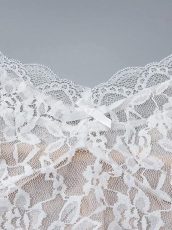 Levoire | Nouvelle robe sexy à capuche transparente avec des bretelles pendantes et un style court couvrant les hanches