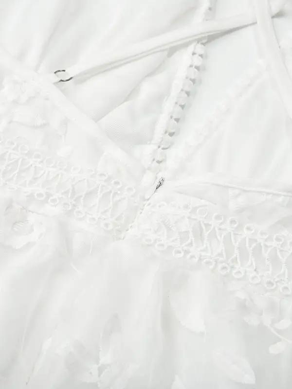 Levoire | Robe spaghetti dos nu profond V sexy dress de plage spicule