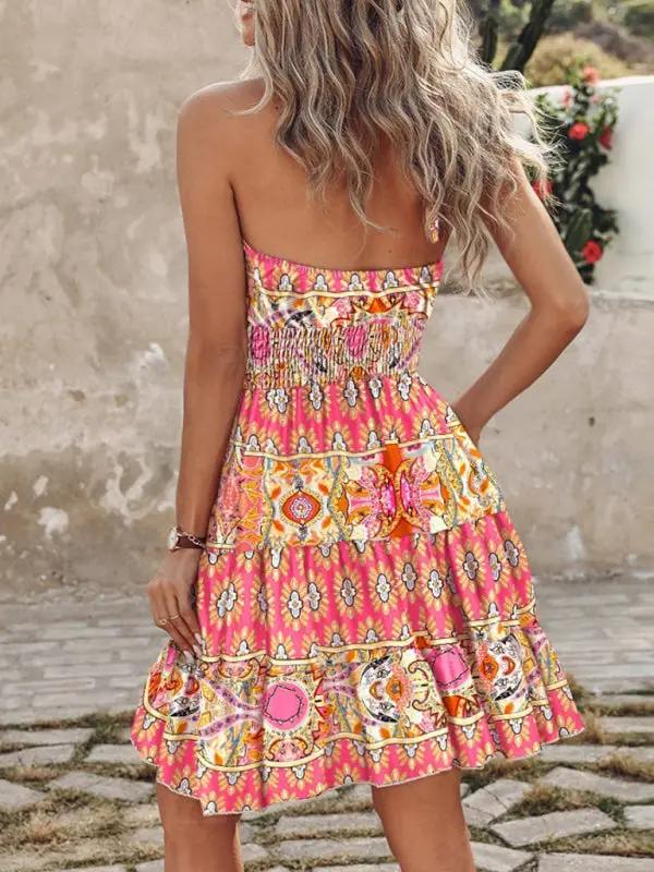 Levoire | Nouvelle robe sexy sans épaules à col halter pour dames