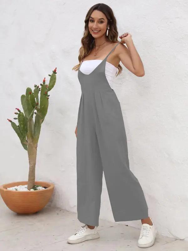 Levoire | Nouveau pantalon large décontracté en couleur unie