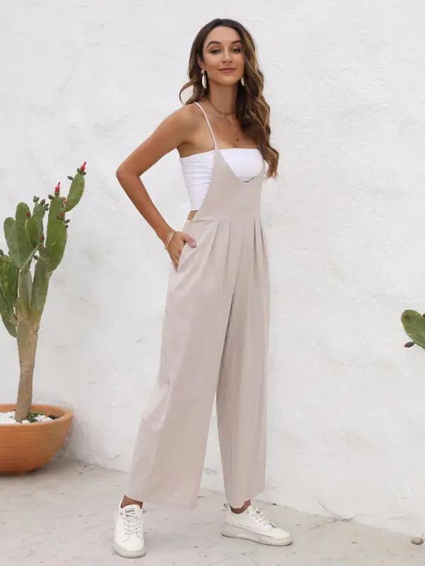 Levoire | Nouveau pantalon large décontracté en couleur unie
