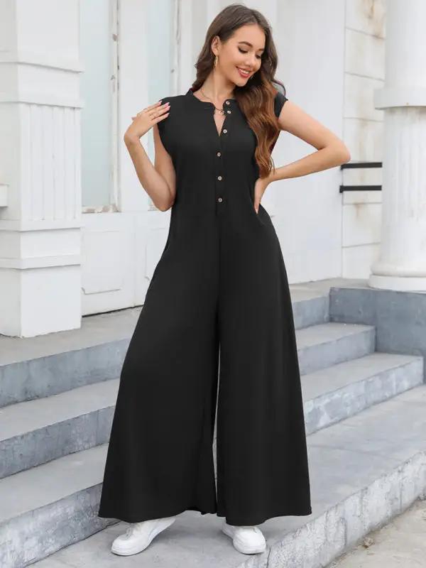 Levoire | Nouveau Décontracté Ample Poches Respirant Pantalons Large Harem Salopette
