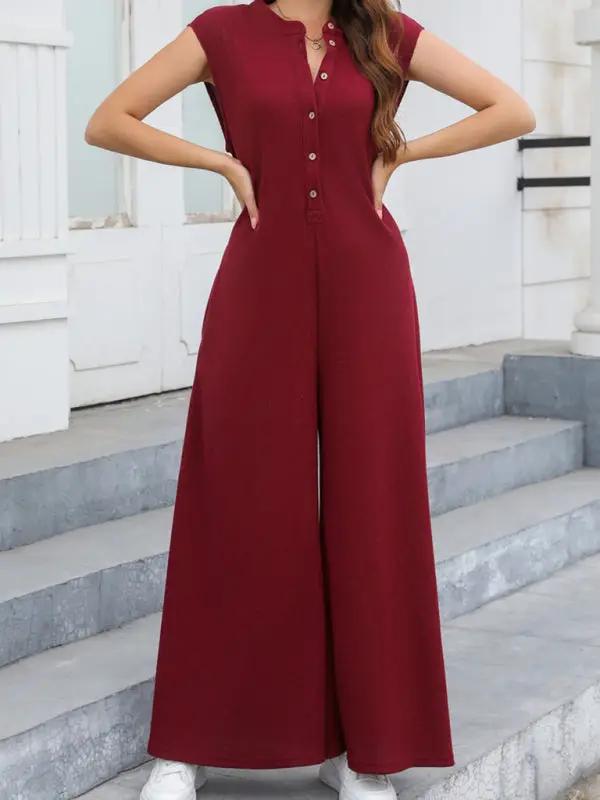 Levoire | Nouveau Décontracté Ample Poches Respirant Pantalons Large Harem Salopette Vinkar