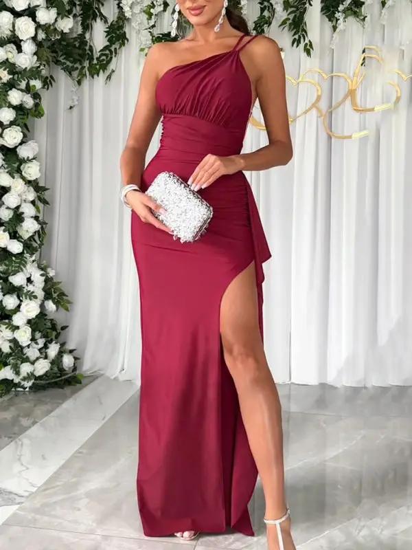 Levoire | Nouvelle robe de fête décontractée avec fentes d'épaule