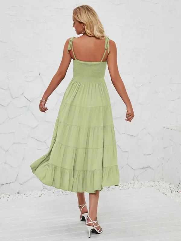 Levoire | Robe longue à bretelles fines sans manches Hottie