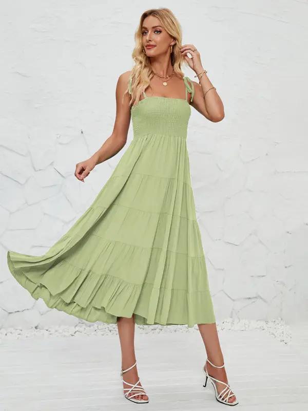Levoire | Robe longue à bretelles fines sans manches Hottie