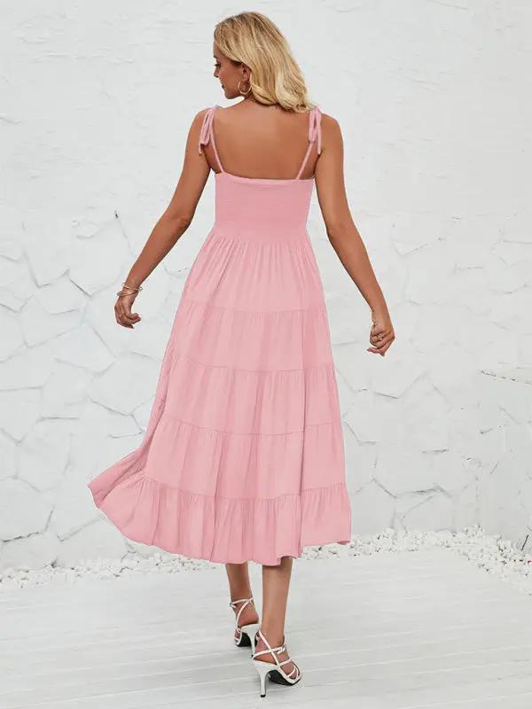Levoire | Robe longue à bretelles fines sans manches Hottie