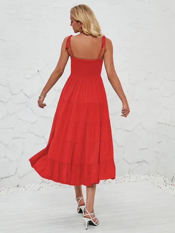 Levoire | Robe longue à bretelles fines sans manches Hottie