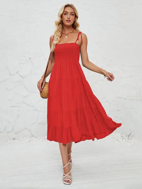 Levoire | Robe longue à bretelles fines sans manches Hottie