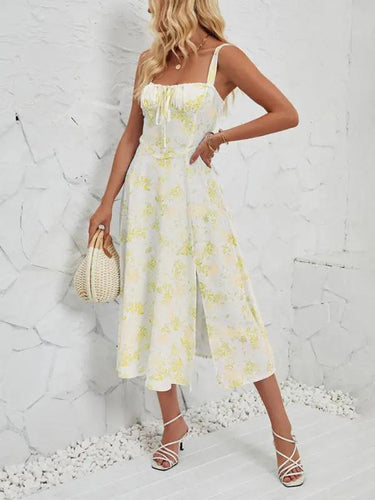 Levoire | Femme Mode Fleur Pastoral Long Robe