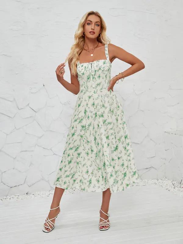 Levoire | Femme Mode Fleur Pastoral Long Robe Robe 7
