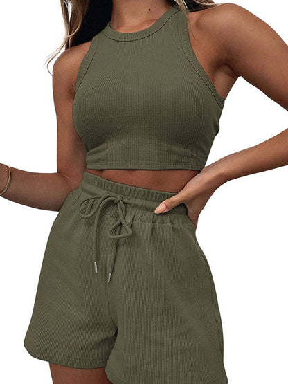 Levoire | Femmes nouvelles combinaisons sans manches décontractées unies