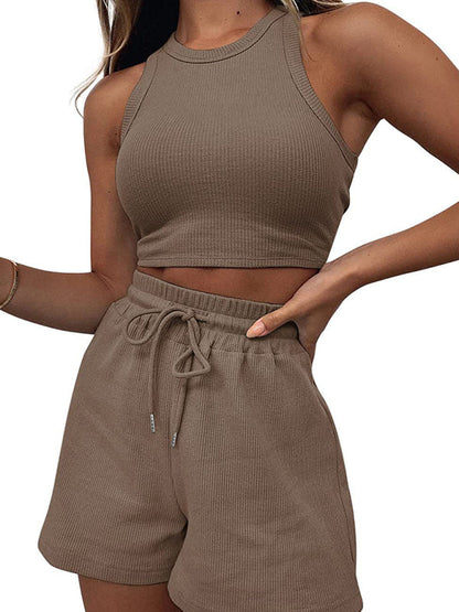 Levoire | Femmes nouvelles combinaisons sans manches décontractées unies