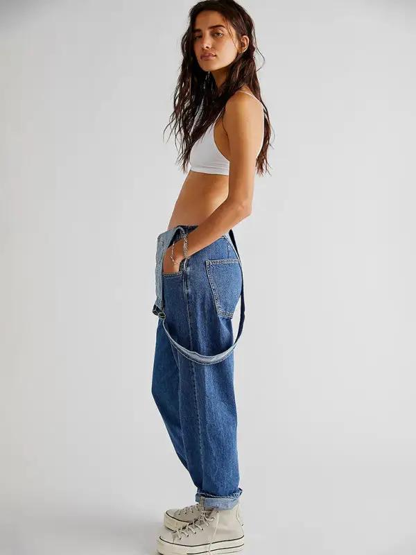 Levoire | Nouveau style combinaison décontractée en denim lâche