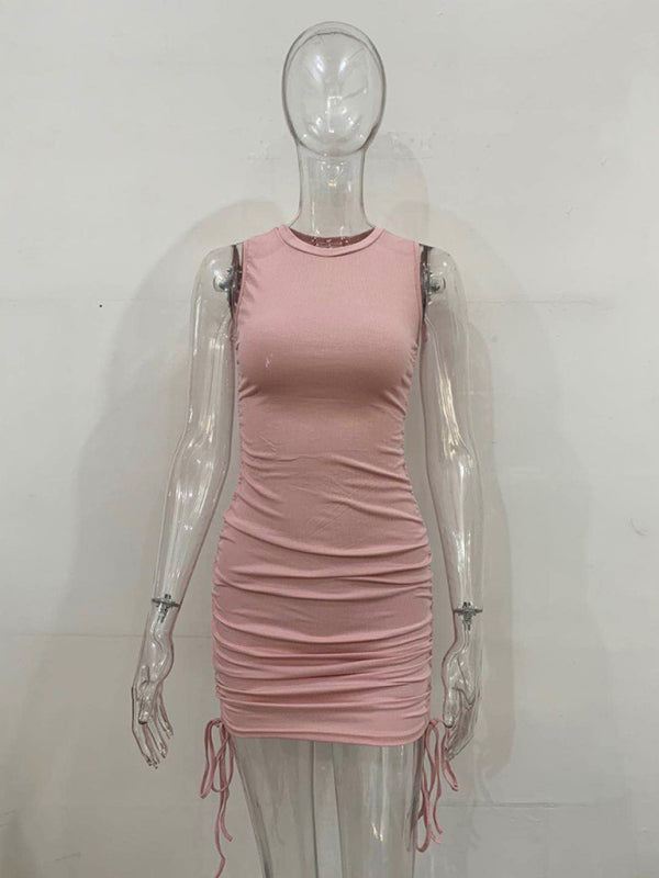 Levoire | Nouvelle robe de veste slim-fit à encolure dégagée Rosa