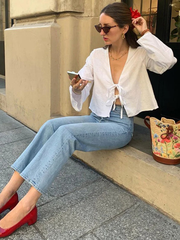 Levoire | Pour les femmes haut débardeur V profond confortable