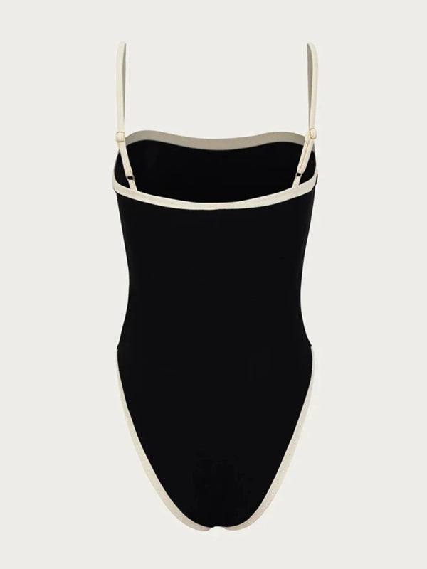 Levoire | Mode femme Bikini Nouvelle combinaison de bain à coloris contrasté