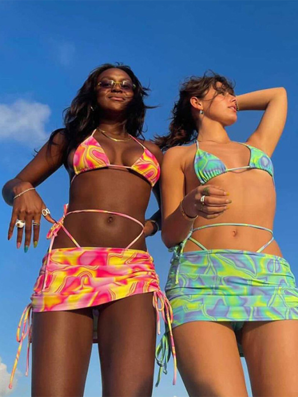 Levoire | Sexy sous-vêtement, tendance jupe couvrante, maillot de bain décontracté et ensemble de bikini