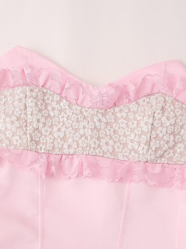 Levoire | Nouvelle douce et romantique robe courte tube
