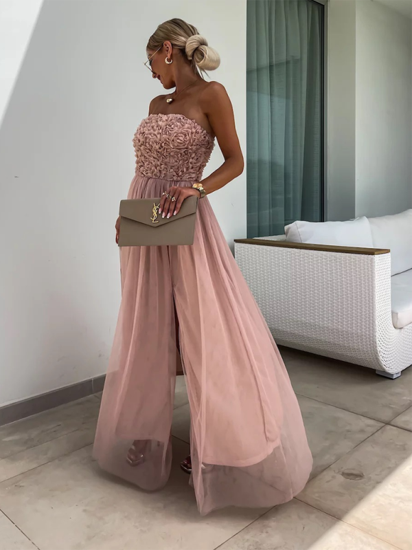 Levoire | Nouvelle robe de fête tendance à fente pour les vacances