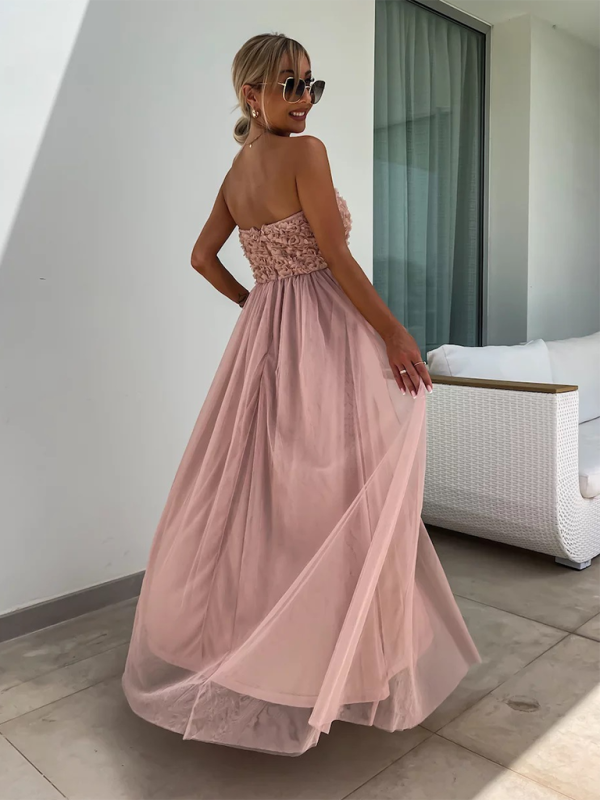 Levoire | Nouvelle robe de fête tendance à fente pour les vacances