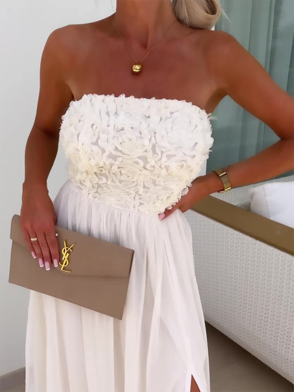Levoire | Nouvelle robe de fête tendance à fente pour les vacances