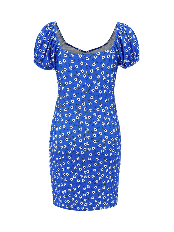 Levoire | Nouveau style polyvalent élégant courte robe fleurie à décolleté en V