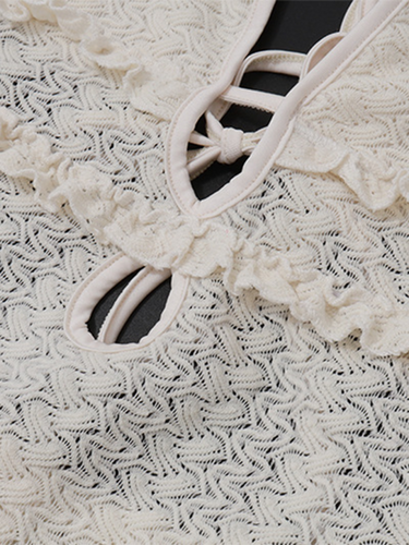 Levoire | Nouvelle robe à col montant Bubble-Wave élégante et sexy